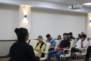 STRESS MANAGEMENT WORKSHOP AT SYMBIOSIS UNIVERSITY , INDORE