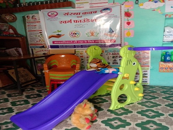 TOYS AND SWING DONATION TO AGANWADI , MHOW